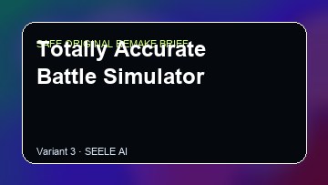Totally Accurate Battle Simulator original game remake reference artwork 3