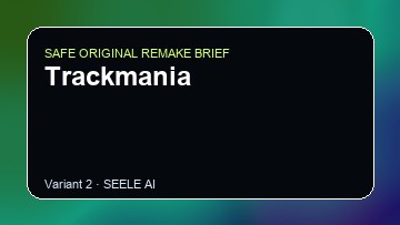 Trackmania original game remake reference artwork 2