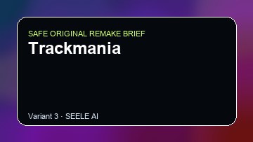 Trackmania original game remake reference artwork 3