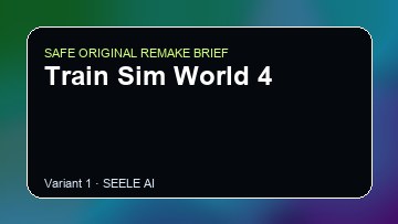 Train Sim World 4 Crawl DIY Game Maker preview