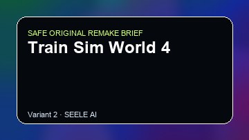 Train Sim World 4 original game remake reference artwork 2