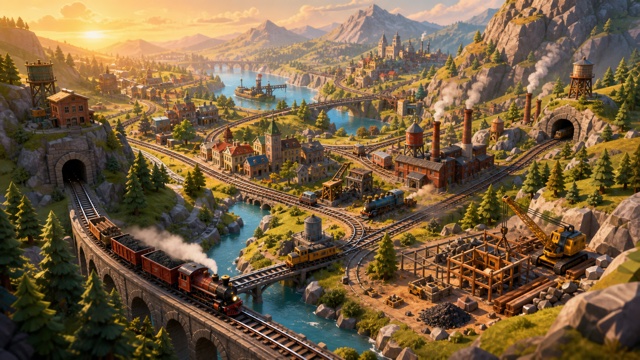 Train Valley 2 original train valley 2 custom game reference artwork 1