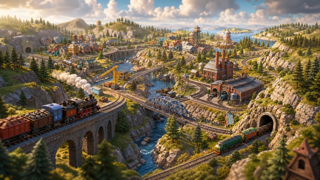 Train Valley 2 original train valley 2 custom game reference artwork 3