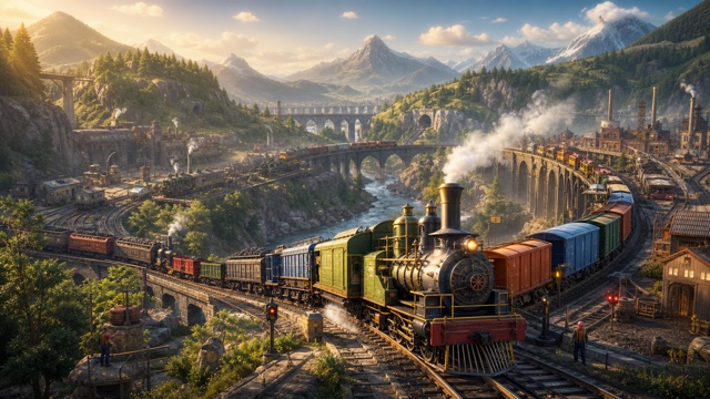 Train Valley original train valley custom game reference artwork 2