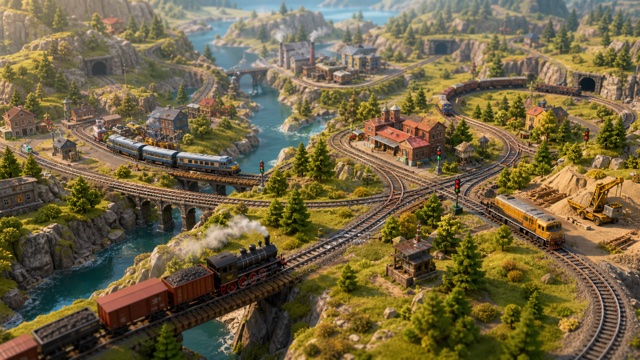 Train Valley original train valley custom game reference artwork 3