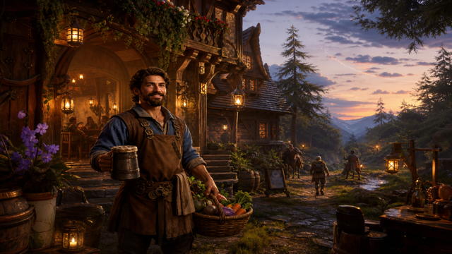Travellers Rest original game remake reference artwork 2