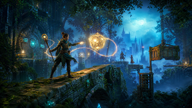 Trine 4 The Nightmare Prince original game remake reference artwork 2