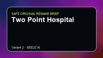 Two Point Hospital original game remake reference artwork 2