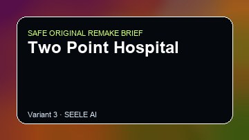 Two Point Hospital original game remake reference artwork 3