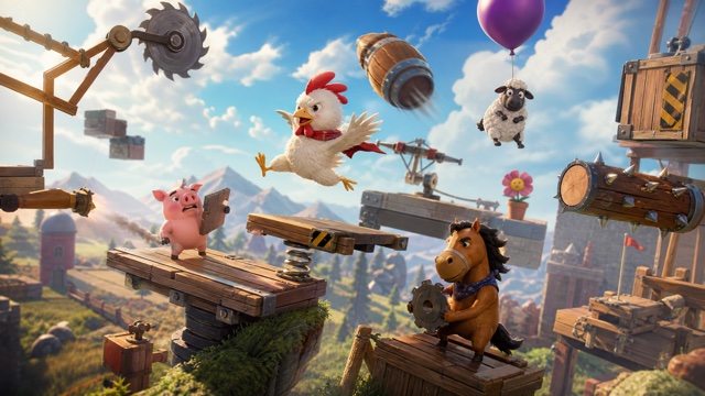 Ultimate Chicken Horse original ultimate chicken horse custom game reference artwork 2