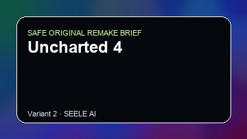 Uncharted 4 original game remake reference artwork 2