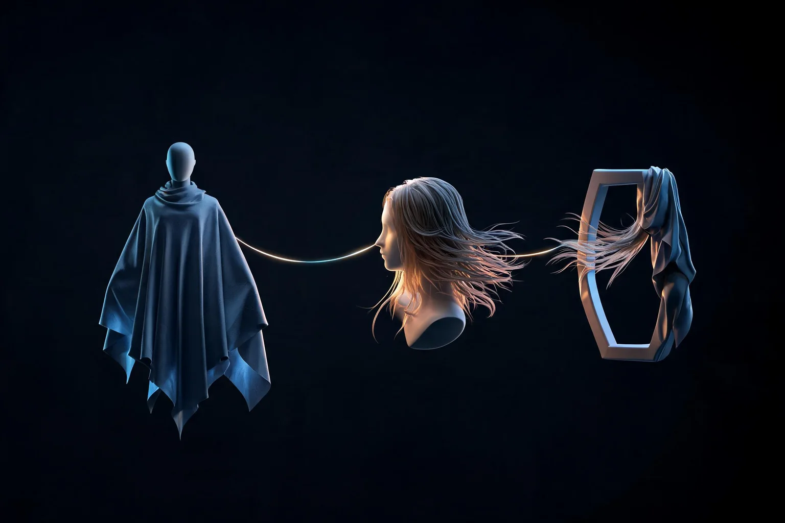 Unreal Chaos Cloth and Groom Physics Guide ownership and workflow illustration