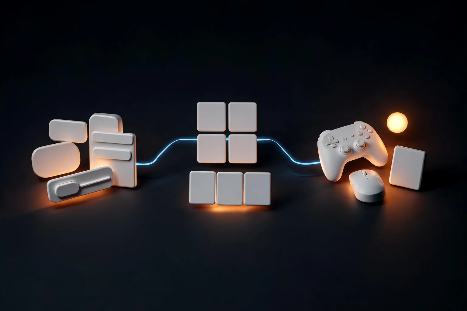 Unreal Engine UI and Input Systems Guides ownership and workflow illustration