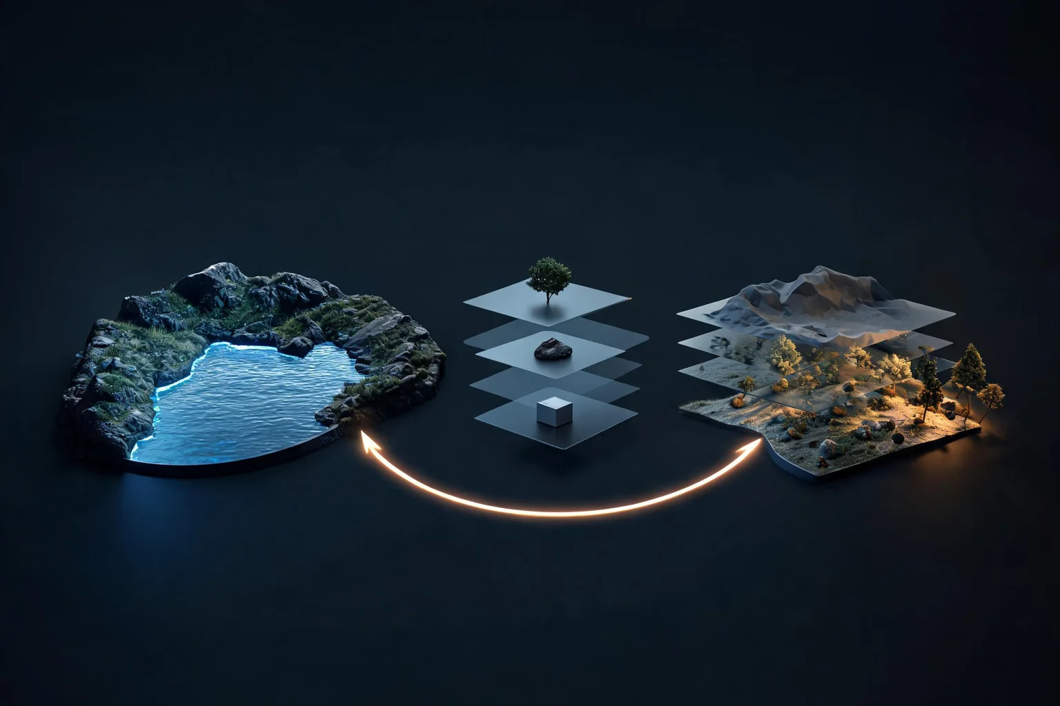 Unreal Engine Worldbuilding, Virtual Production, Platforms, and Operations Guides ownership and workflow illustration