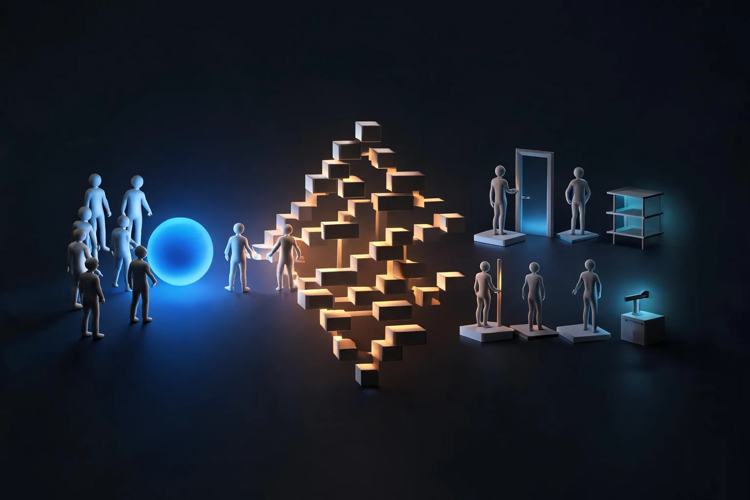 Unreal Mass AI, StateTree, and Smart Objects Guide failure and recovery illustration