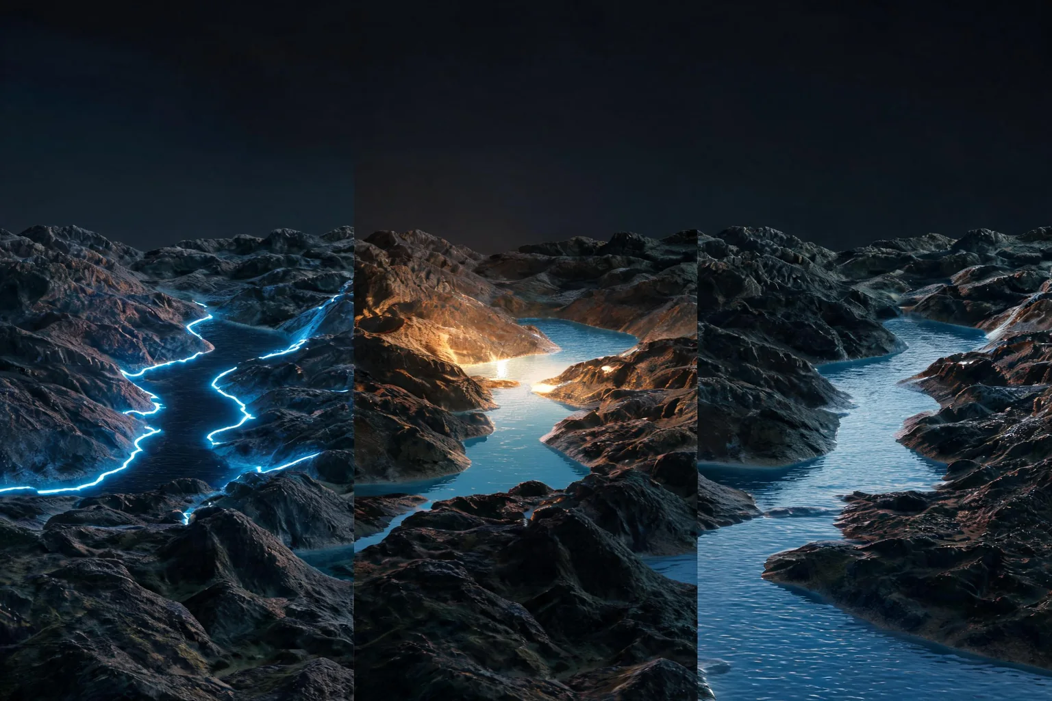 Unreal Water and Landmass Guide failure and recovery illustration