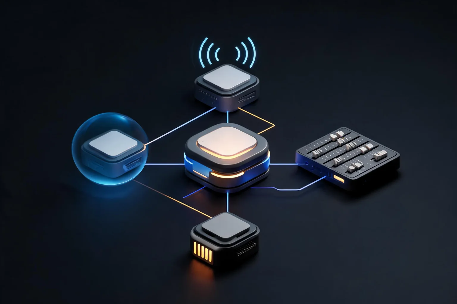 Unreal Engine Audio and MetaSounds Guide editorial cover illustrating MetaSound Source graph, parameters and triggers, attenuation concurrency and submix, and voice CPU and accessibility budget