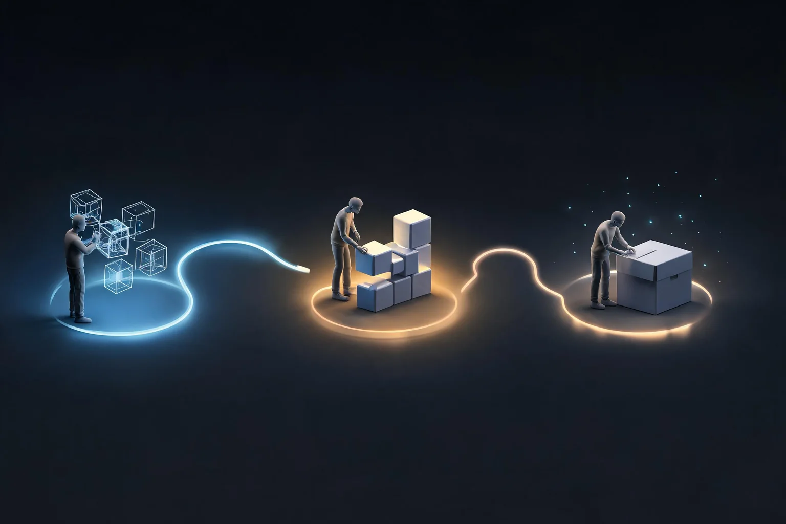 Unreal Engine Beginner Learning Roadmap workflow diagram illustrating Explain connect viewport, Outliner, Details, Content Browser, levels, and assets using editor navigation and Blueprint fundamentals as the visible checkpoints.