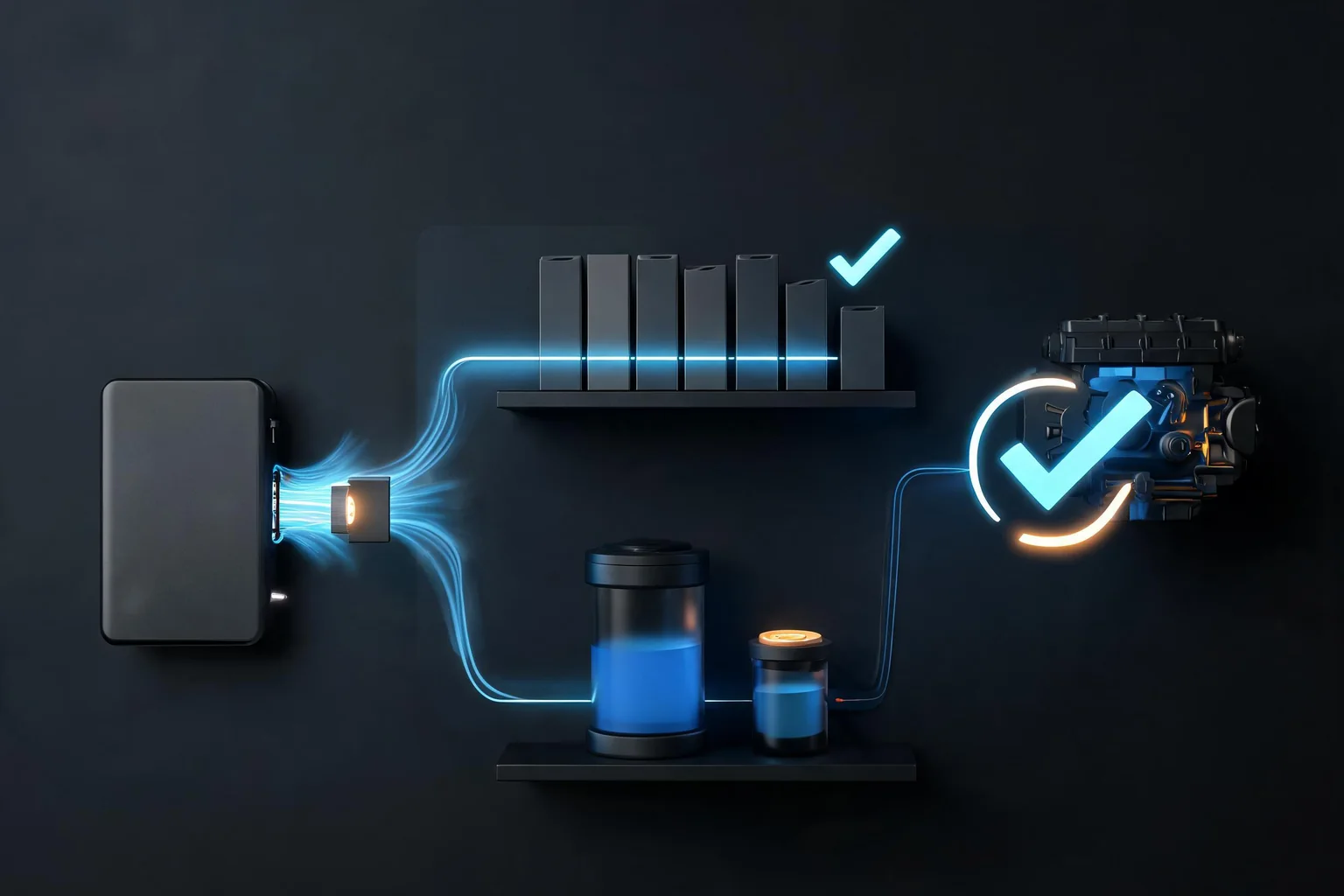Epic Games Launcher Download, Library, and Storage Troubleshooting validation diagram illustrating Help readers distinguish library visibility and installation location evidence from free space backup rollback and engine verification failure or ambiguity.