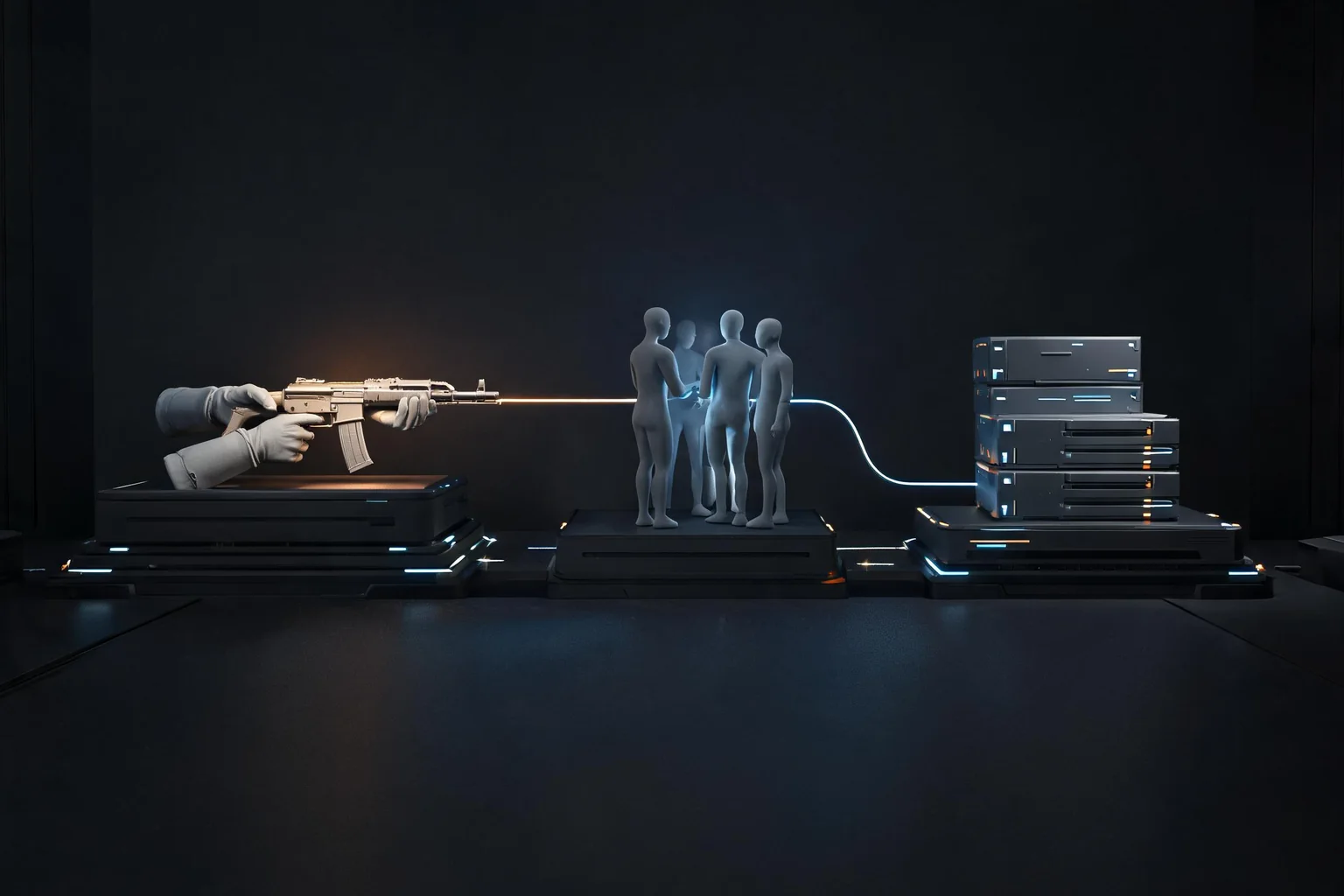 Unreal Engine FPS Game Development Guide workflow diagram illustrating Explain prove scale, traversal, interaction, combat, or progression before polish using first-person camera and arms and weapon and hit logic as the visible checkpoints.