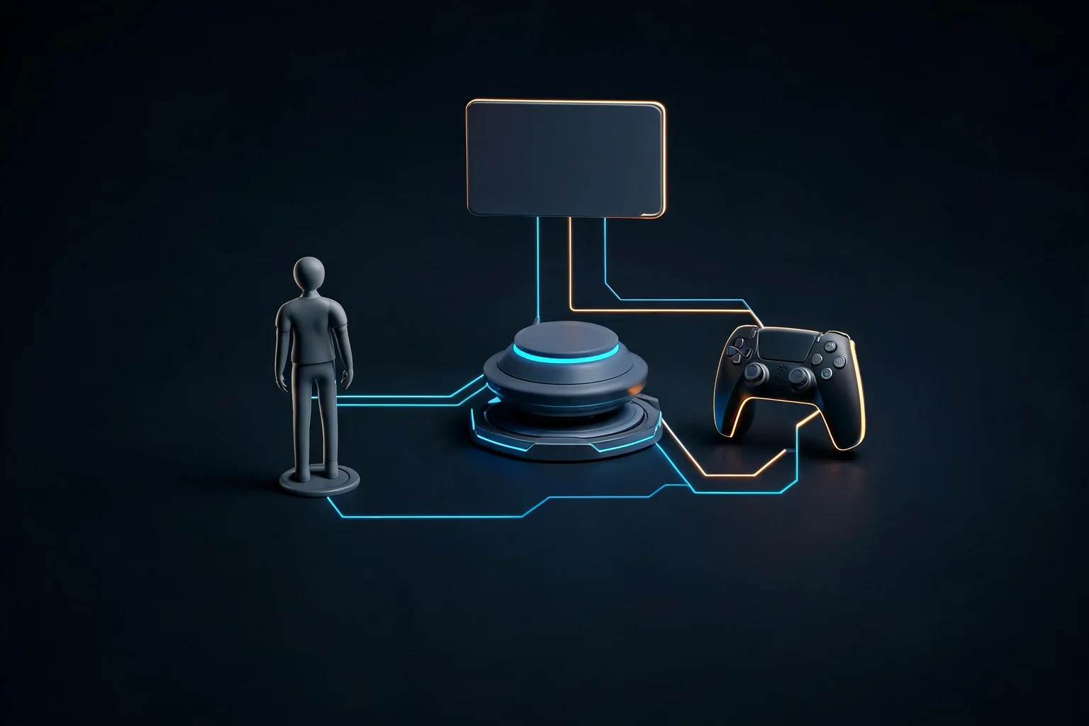 Unreal Engine Gameplay Framework: GameMode, Pawn, Controller, and State editorial cover illustrating GameMode, GameState, PlayerController, and Pawn Character and PlayerState ownership