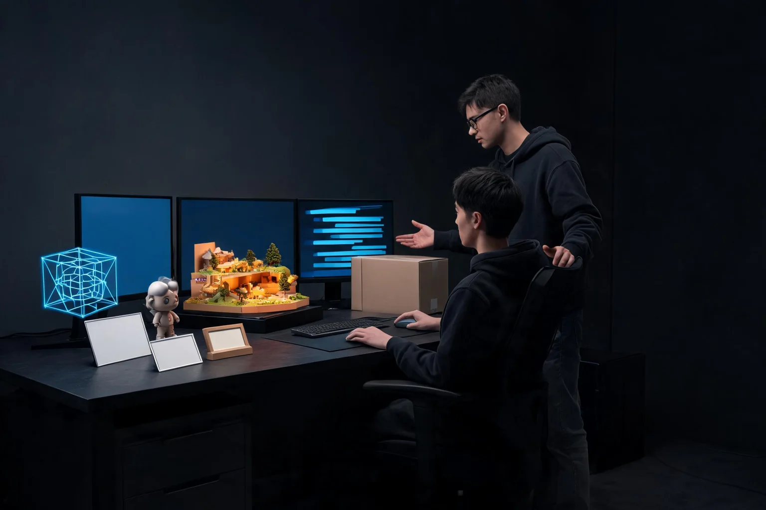 Unreal Engine for Indie Game Development editorial cover illustrating indie team scope and budget, prototype-to-vertical-slice plan, marketplace license and production ownership, and packaging performance and shipping evidence