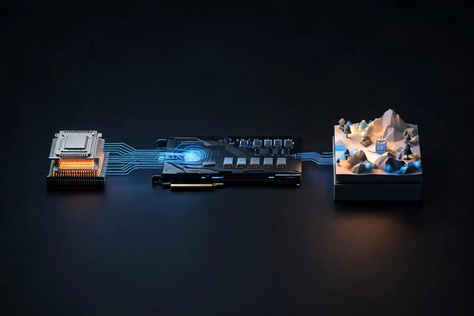 Unreal Engine Intel CPU, GPU, and Driver Guide validation diagram illustrating Help readers distinguish VRAM and memory pressure evidence from measured Unreal project results failure or ambiguity.