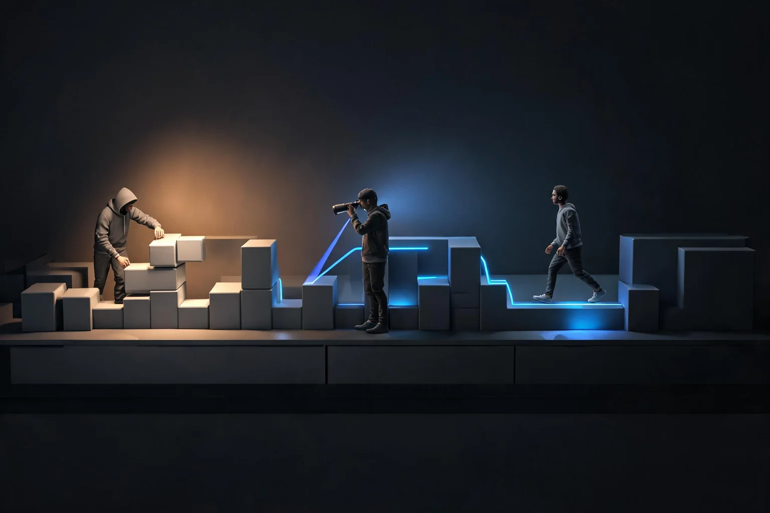 Unreal Engine Level Design and Greyboxing Guide validation diagram illustrating Help readers distinguish sightlines and traversal evidence from playtest iteration failure or ambiguity.