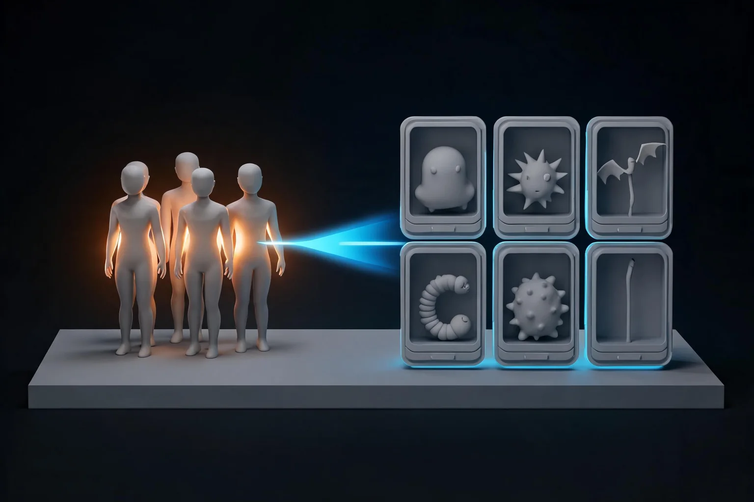 MONGIL: STAR DIVE: Unreal Engine Monster Collection and Party Persistence Guide editorial cover illustrating creature definitions and ownership, party composition and ability data, save migration and duplicate prevention, and collection scale and UI validation