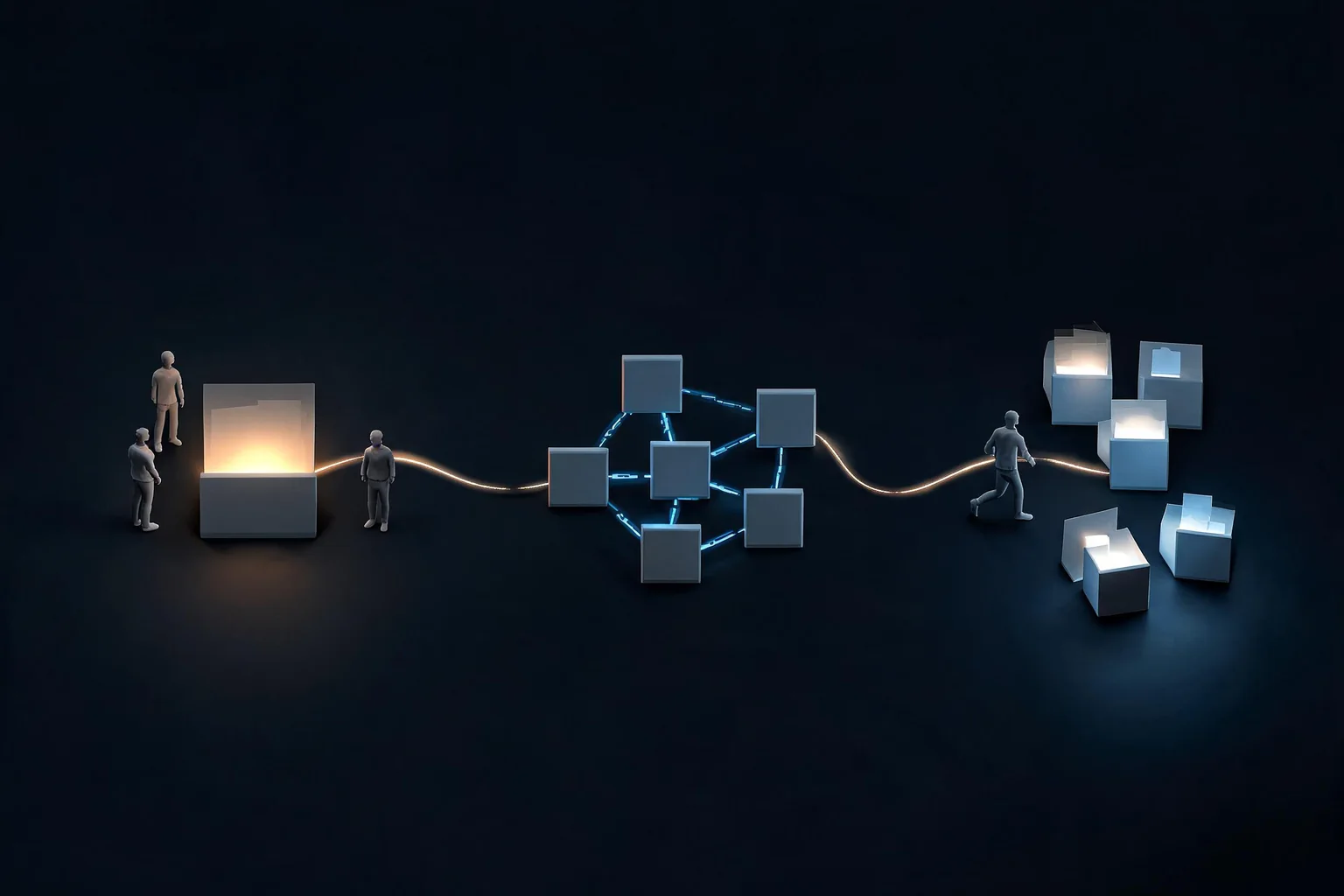 Unreal Engine Multiplayer Replication Guide workflow diagram illustrating Explain separate properties, RPCs, prediction, correction, and cosmetic events using authority and ownership and properties and RPCs as the visible checkpoints.