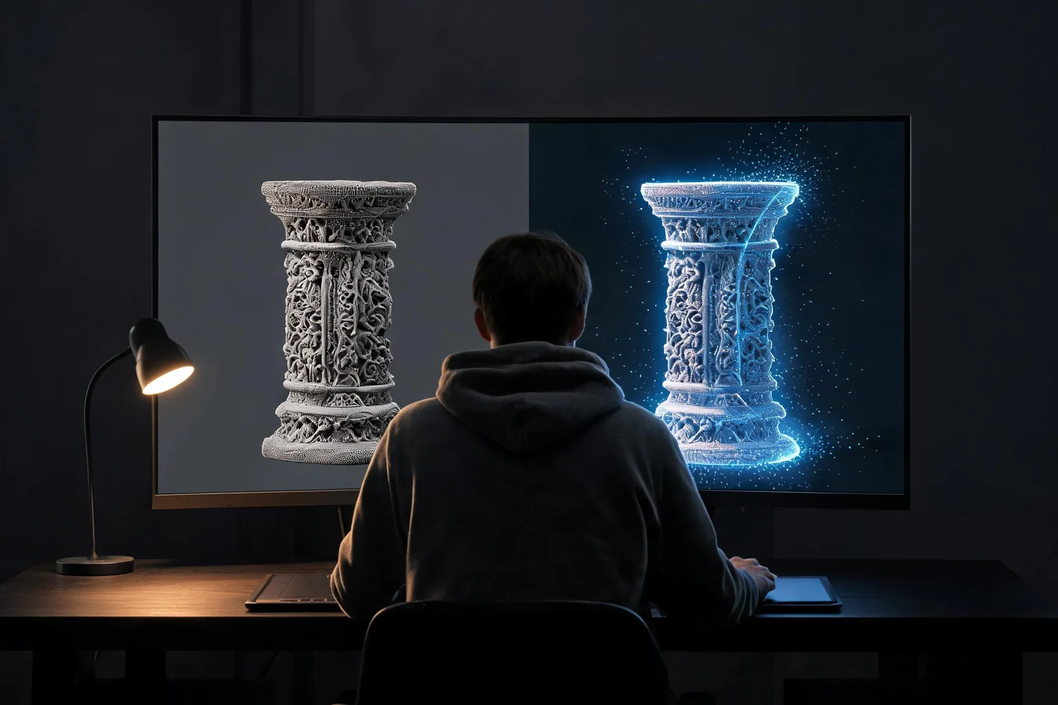 Unreal Engine Nanite Virtualized Geometry Guide editorial cover illustrating supported mesh content, Nanite visualization modes, material and deformation limits, and cluster and streaming cost