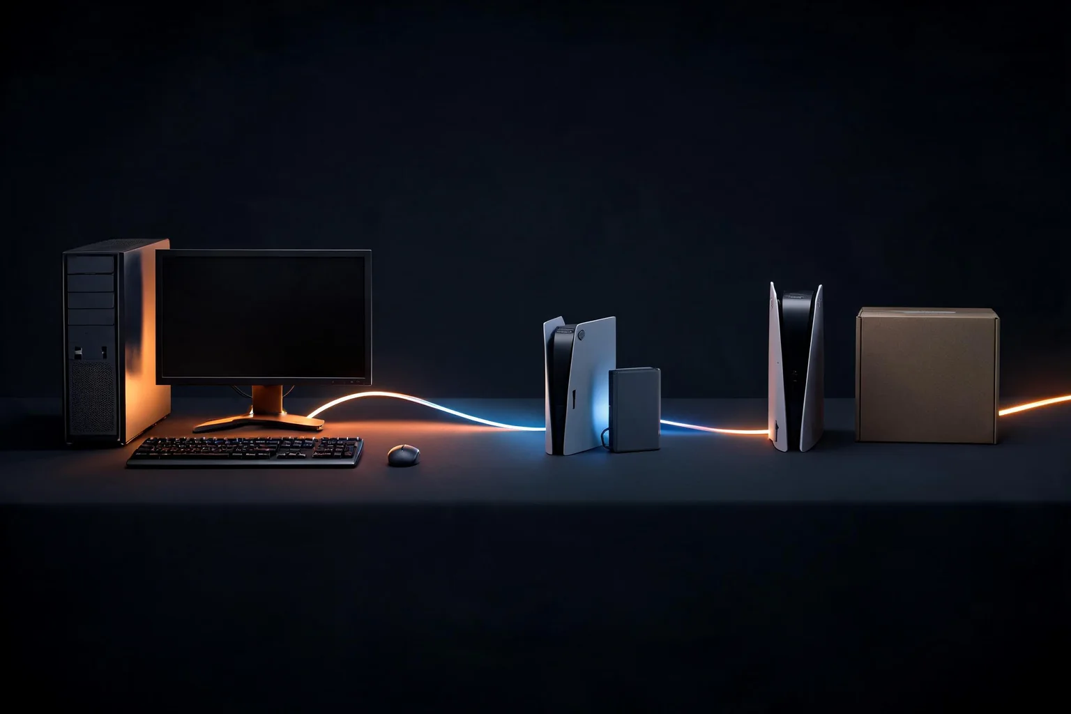 Unreal Engine Build and Packaging Guide for Desktop and Console workflow diagram illustrating Explain check SDKs, plugins, compiler, assets, redirects, and platform settings using Development versus Shipping and desktop and console SDKs as the visible checkpoints.