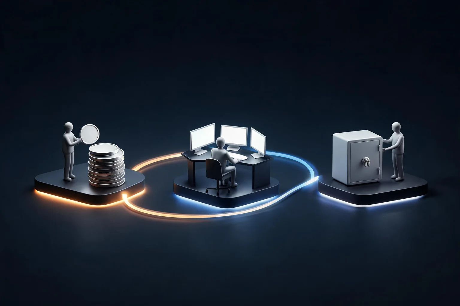 Unreal Engine Pricing, Royalties, and Licensing Explained workflow diagram illustrating Explain connect projects, levels, assets, Blueprints or C++, cooking, and packaged builds using current EULA scope and game royalties as the visible checkpoints.