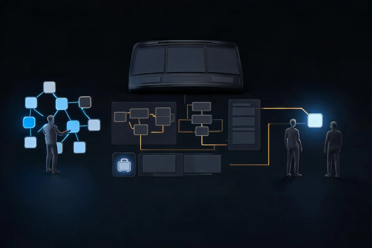 Unreal Engine Quest and Dialogue System Guide editorial cover illustrating quest states and objective ownership, dialogue graphs and conditions, save migration and localization, and multiplayer authority and failure recovery