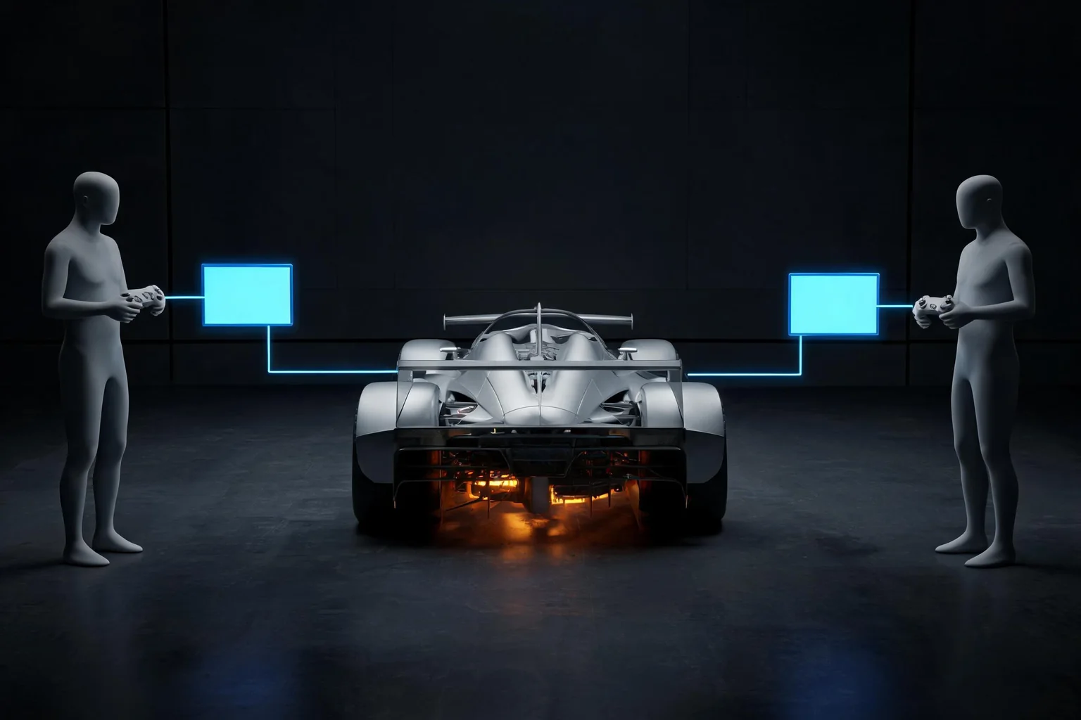 Racing Master and Unreal Engine Mobile Racing Technology editorial cover illustrating Epic and NetEase first-party evidence, mobile vehicle presentation and controls, cross-platform graphics and input, and thermal memory and frame budgets