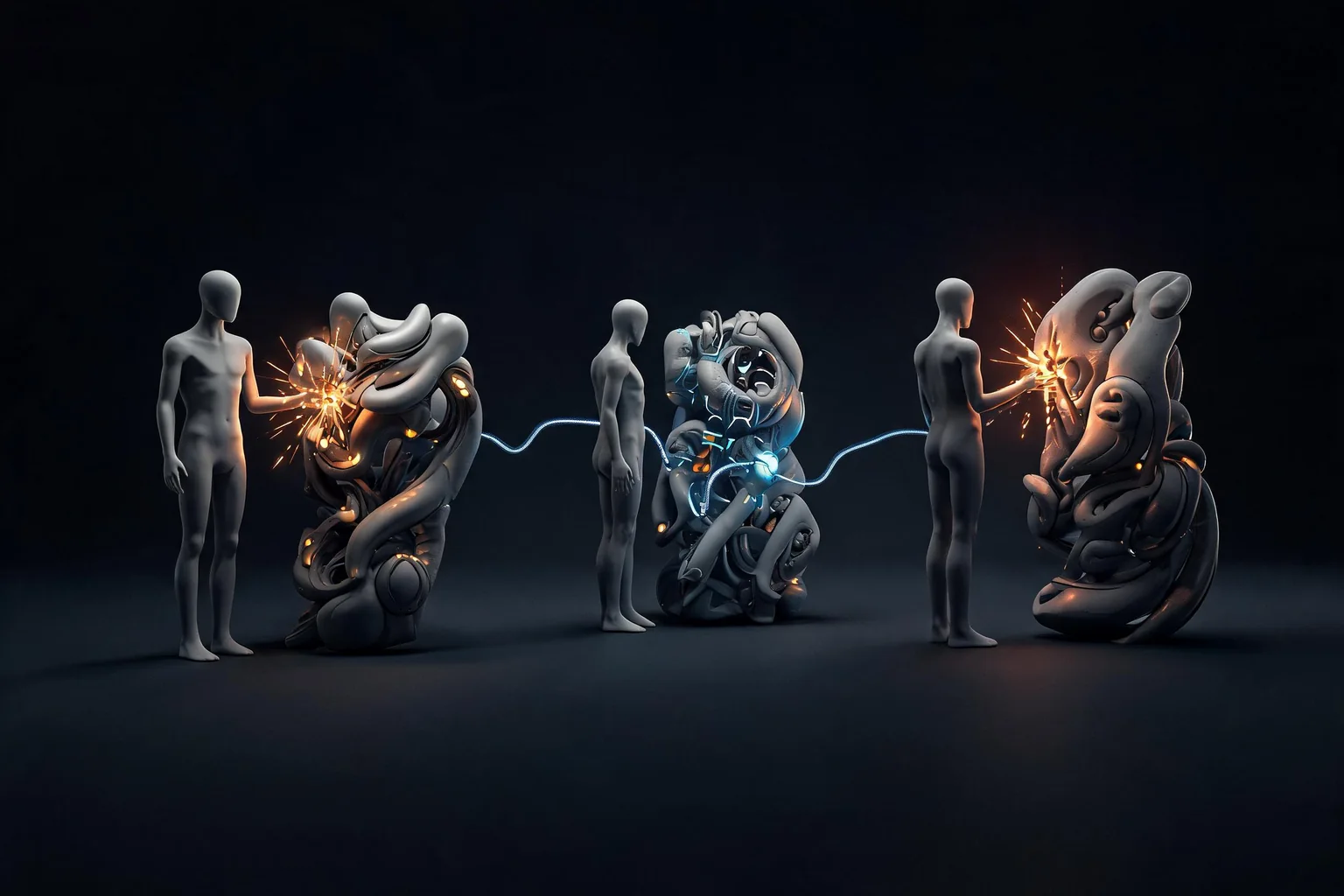 Scorn and Unreal Engine Biomechanical Horror Technology workflow diagram for What the developer or publisher has actually confirmed