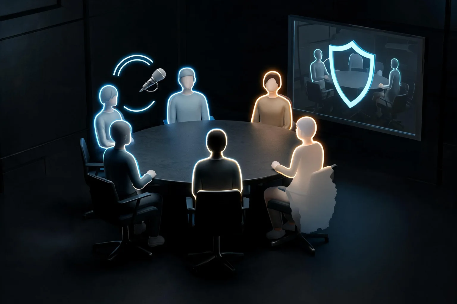 Unreal Engine Social Deduction Multiplayer Guide editorial cover illustrating hidden role and information authority, meeting voting and elimination state, voice text moderation and reconnect, and cheat resistance and replay evidence