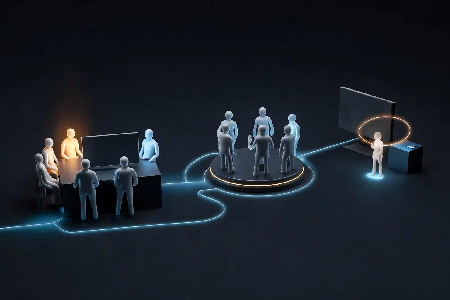 Unreal Engine Social Deduction Multiplayer Guide workflow diagram for Model data and transitions explicitly
