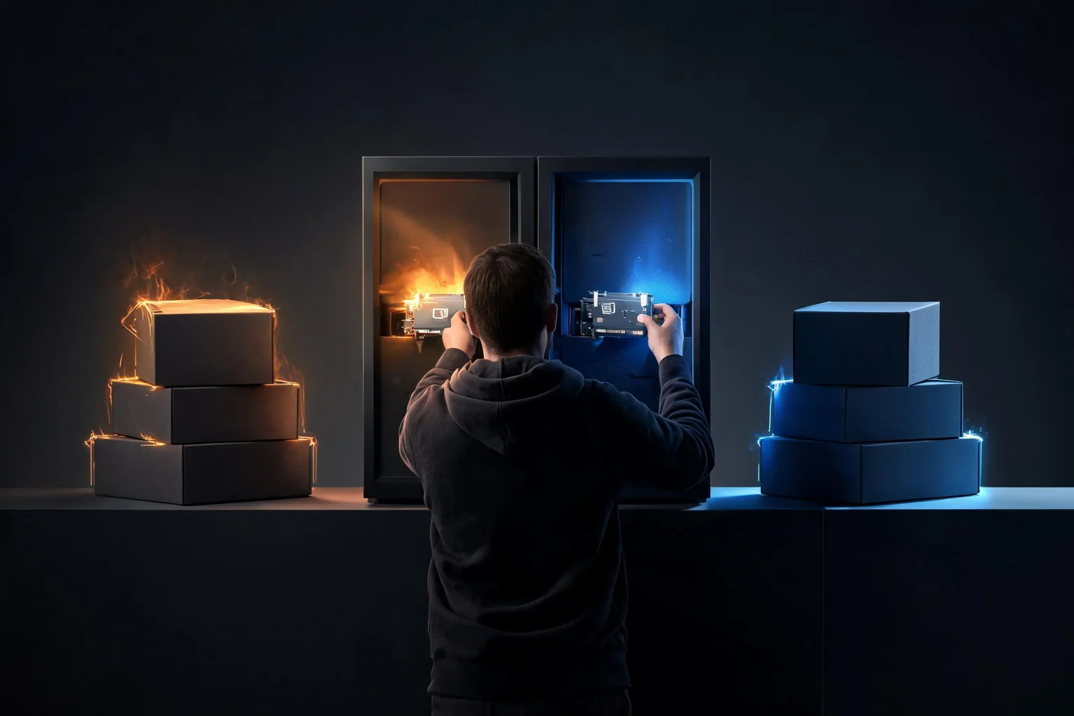 Unreal Engine Startup Crash Troubleshooting editorial cover illustrating project descriptor and target path, launcher versus editor startup stage, plugin module and engine version, and earliest log line and known-good project