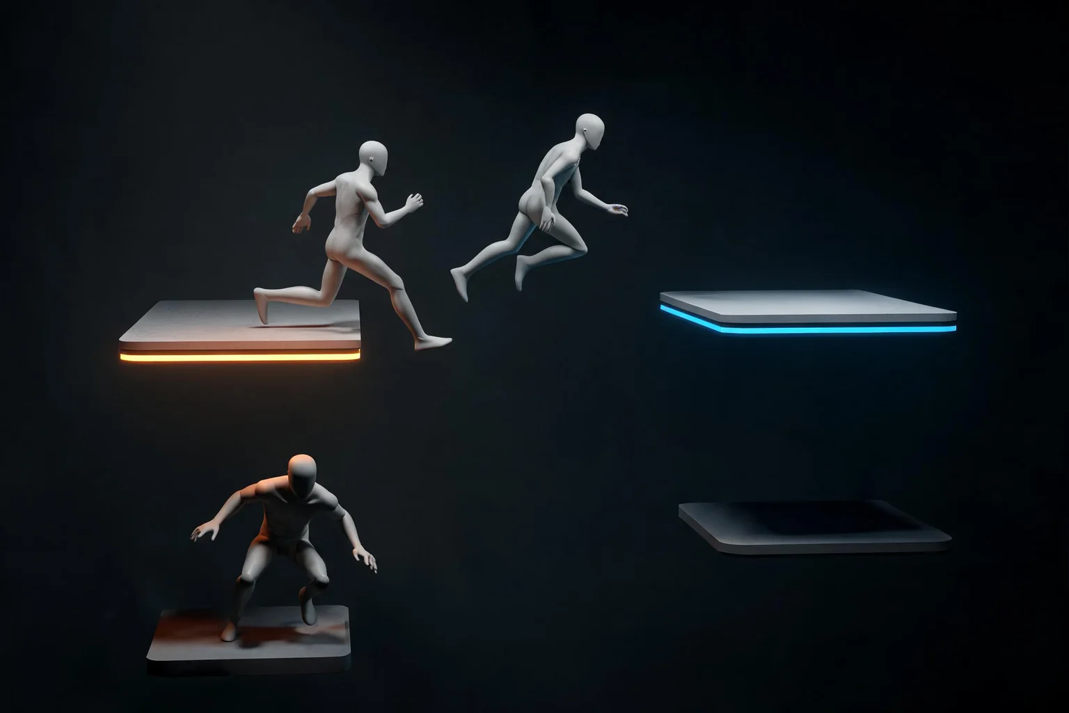 Stray: Unreal Engine Animal Traversal and Context Actions Guide editorial cover illustrating movement state and ledge eligibility, animation alignment and motion warping, camera readability and safe landing, and invalid target and recovery tests