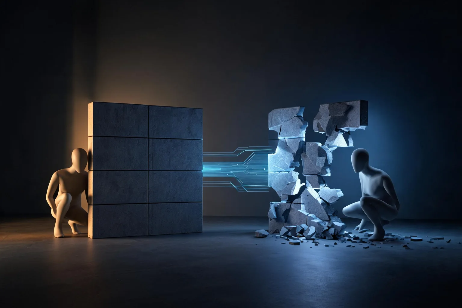 THE FINALS: Unreal Engine Destruction Replication and Dynamic Cover Guide editorial cover illustrating Geometry Collection state ownership, server-confirmed damage and cover changes, navigation and collision refresh, and bandwidth and fallback budgets
