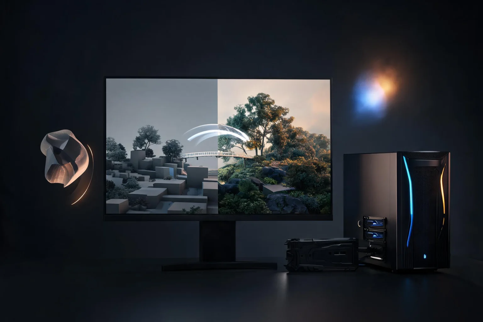 Unreal Engine 5.4 Features and Upgrade Guide editorial cover illustrating UE 5.4 release notes, project-specific feature value, plugin and platform compatibility, and measured migration decision