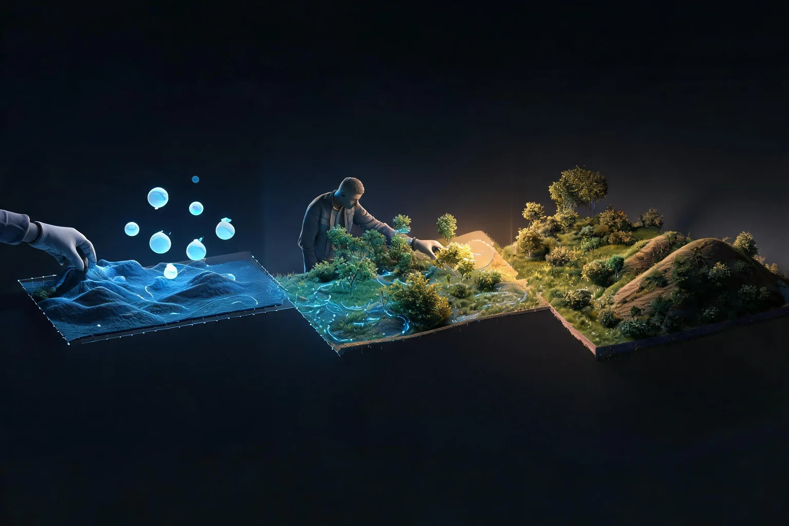 Unreal Engine 5.8 Mesh Terrain and Procedural Vegetation Guide validation diagram for Recover mesh terrain authoring and landscape boundaries after interruption