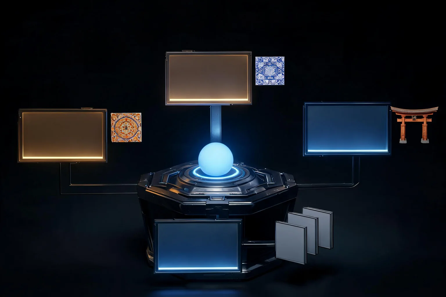 Unreal Engine Terms in Spanish, Portuguese, Japanese, and More editorial cover illustrating cross-language Unreal terminology, localized search-intent differences, official localized documentation, and translation and version caveats