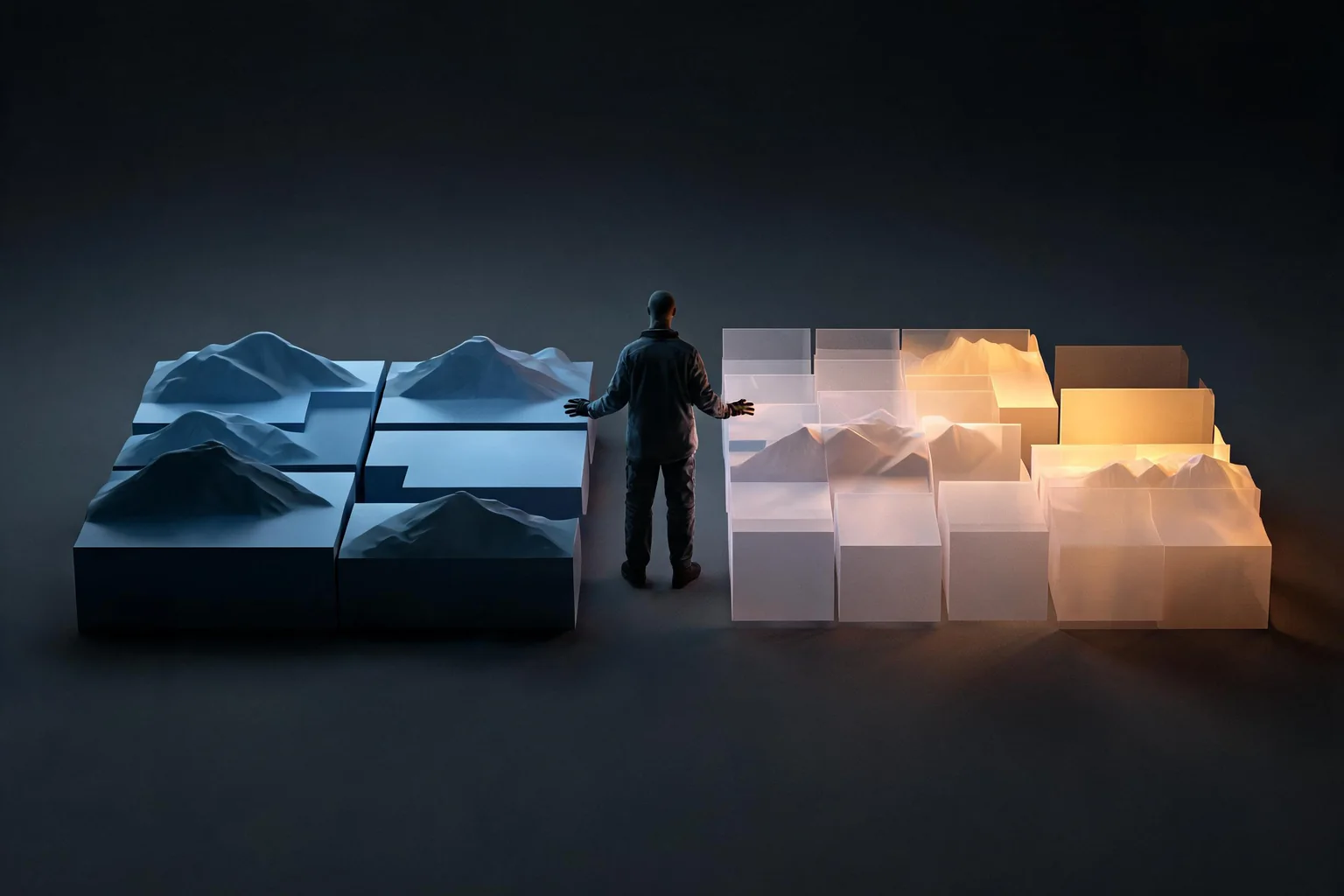 Unreal Engine World Partition and Level Streaming Guide editorial cover illustrating grid cells, data layers, streaming sources, and HLOD generation and seams