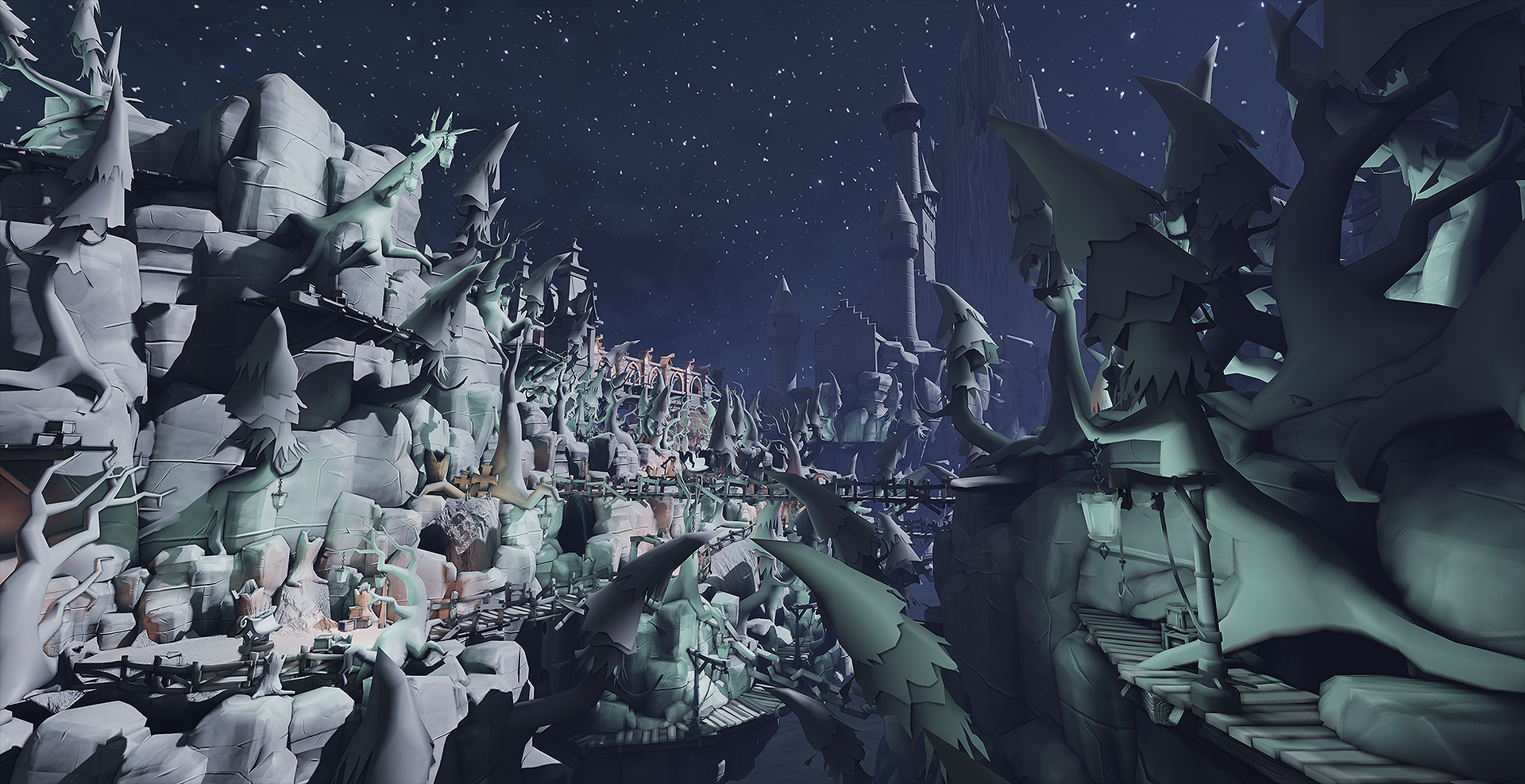 Reviewed Unreal visual reference matched to technical-art study