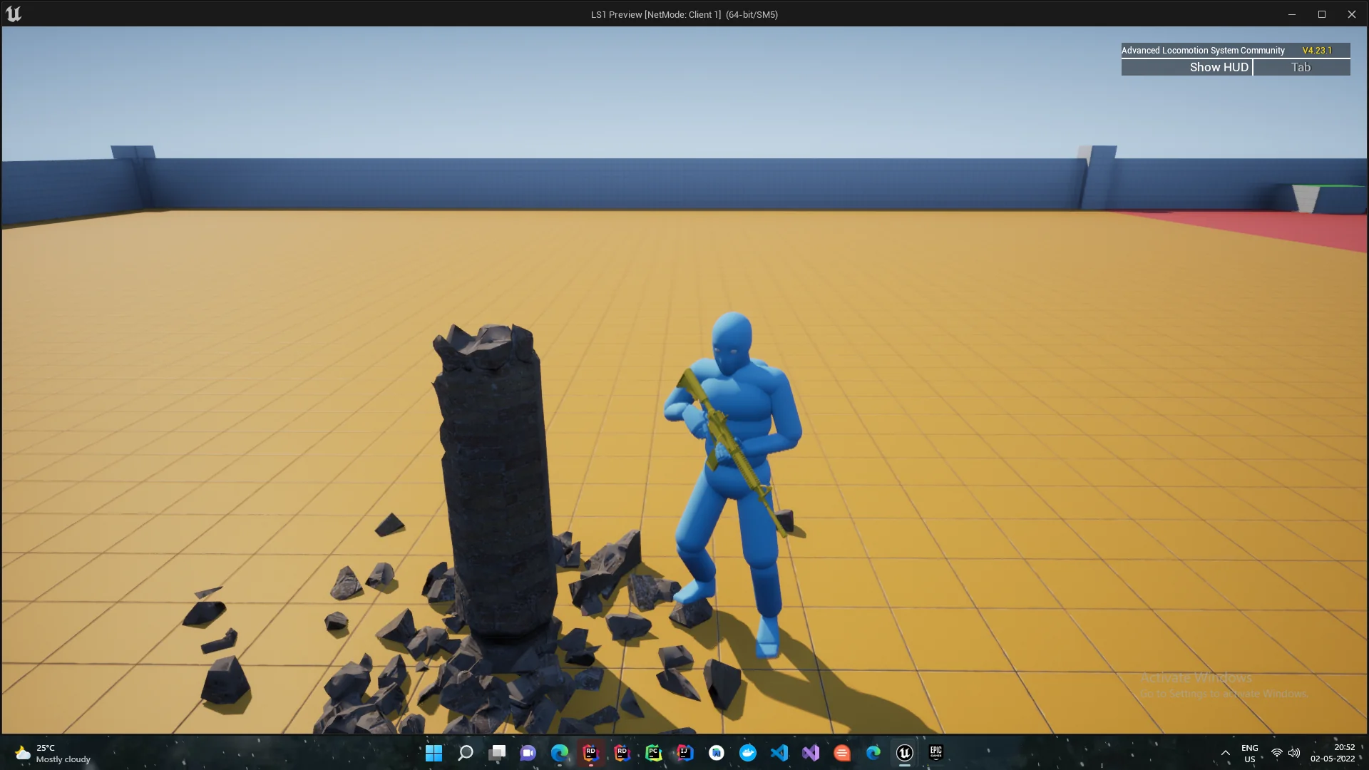 Reviewed Unreal visual reference matched to FBX interchange