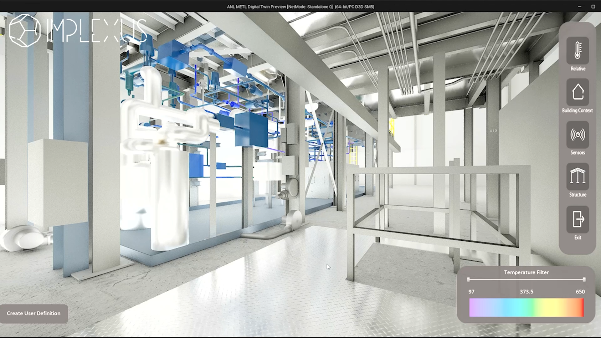 Reviewed Unreal visual reference matched to facility navigation