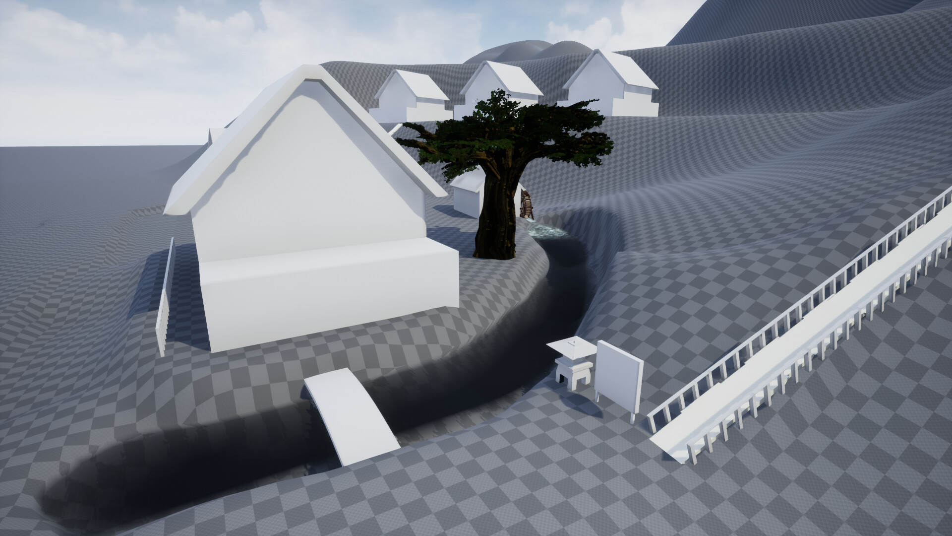Reviewed Unreal visual reference matched to city block