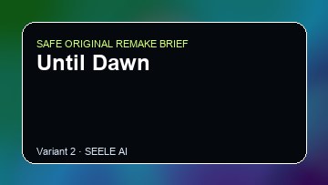 Until Dawn original game remake reference artwork 2